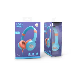 Lol&Roll Pop Kids Headphones Blue