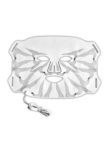 Silicone facial mask with light therapy