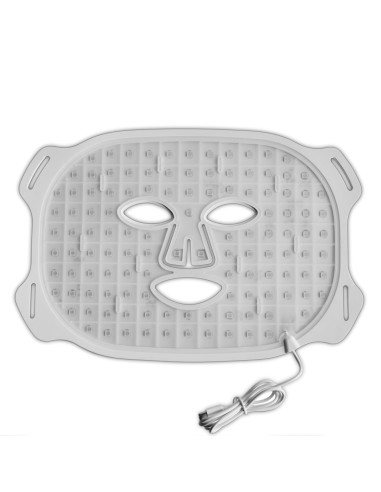 Mascara facial de silicona con fototerapia