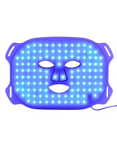 Silicone facial mask with light therapy