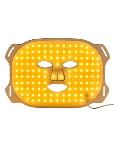 Silicone facial mask with light therapy