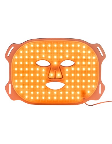 Mascara facial de silicona con fototerapia