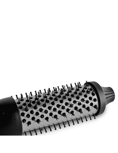 Thermal curling brush with infrared and ionic curlers