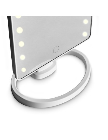 Espejo LED batería recargable