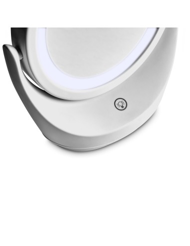 Espejo LED dual (x1 y x5) batería recargable