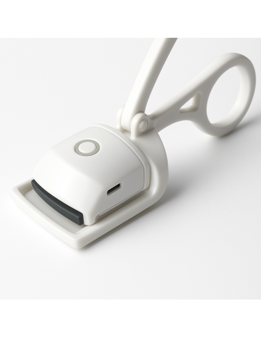 Rizador de pestañas por calor recargable con almohadilla